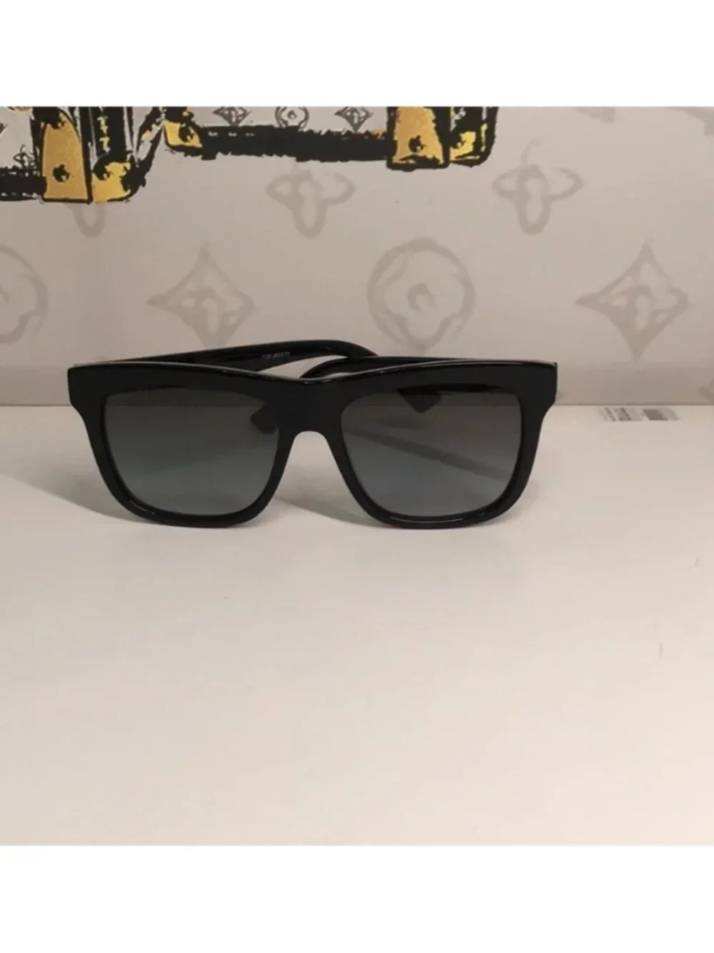Luxury New Authentic Gucci GG0158SN 001 Sunglasses ✨